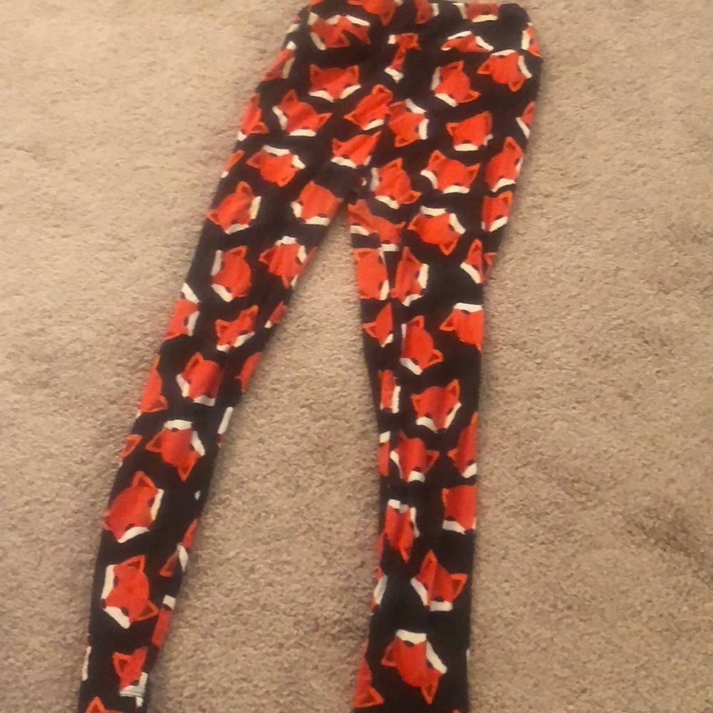 Lularoe fox head leggings